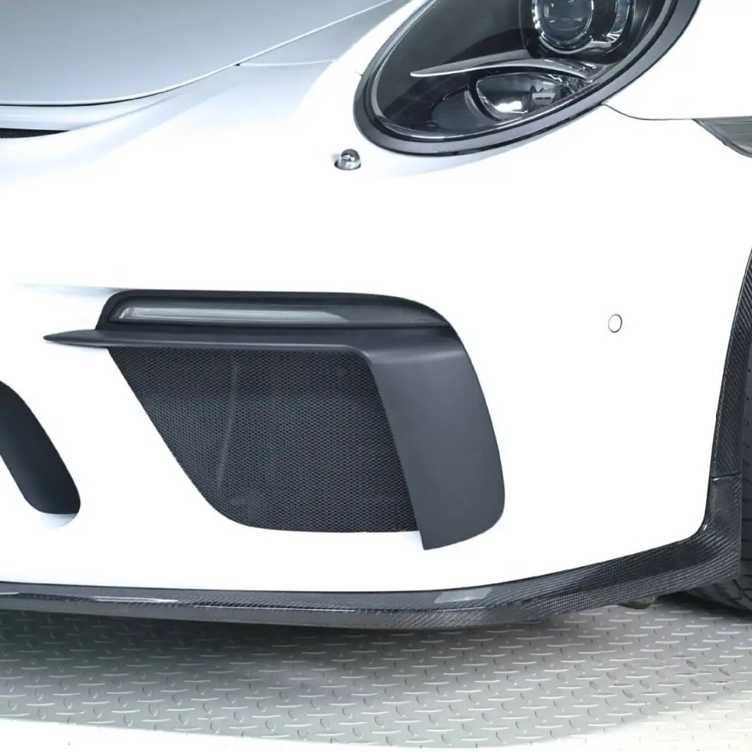 High Quality GT3 Style Front Lip Bumper for 911 Carrera 17-19 Upgrade Carbon Fiber Body Kit Auto Parts